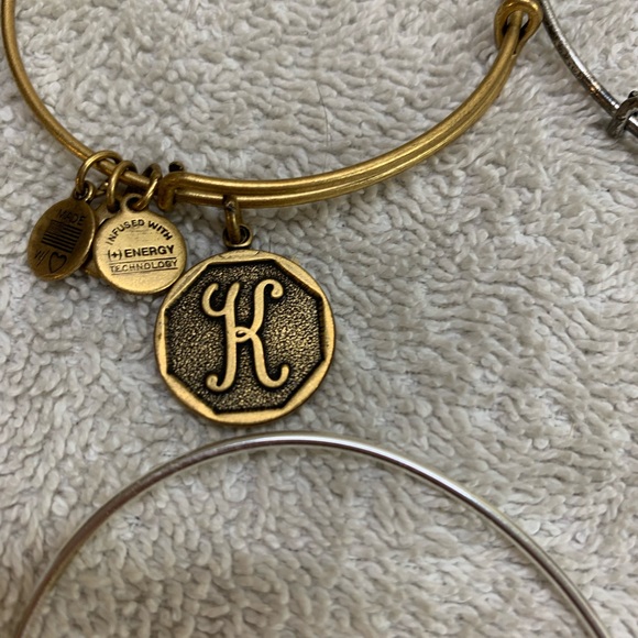 Alex And Ani Lot Of 10 Bangles 1 Cord - Picture 14 of 16